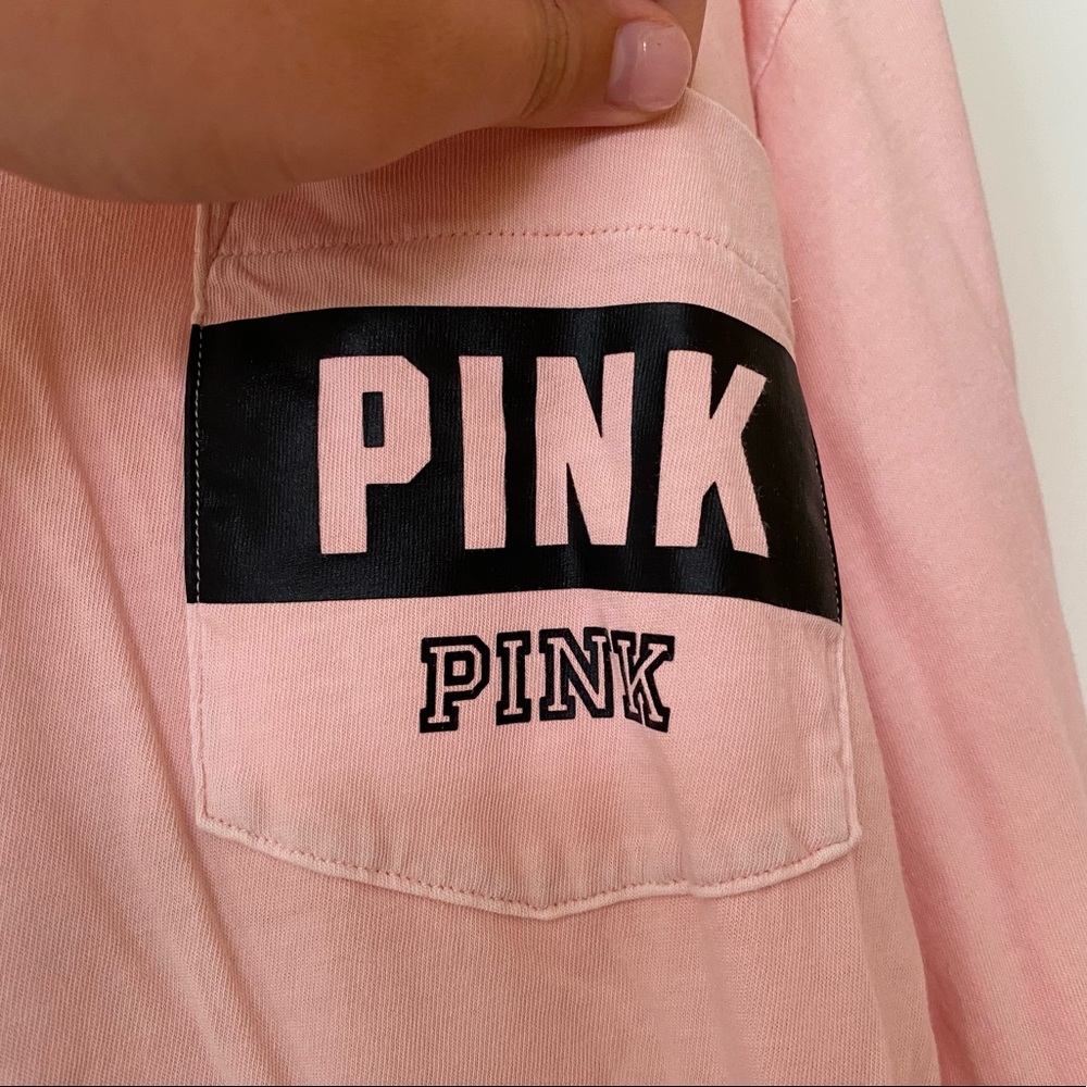 VS PINK Long-Sleeve Logo Tee - Picture 4 of 10